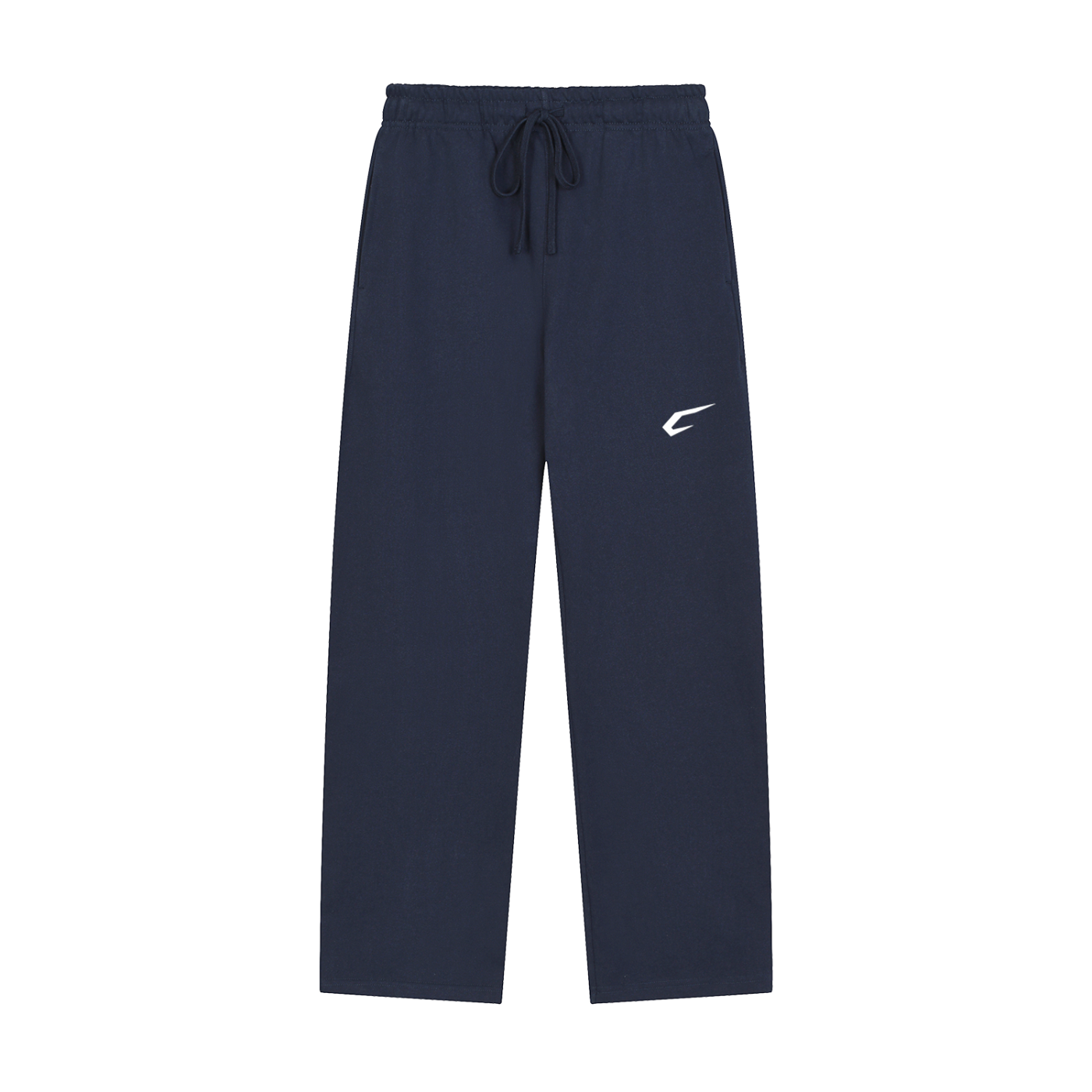 Classic Black Straight-Leg Sweatpants