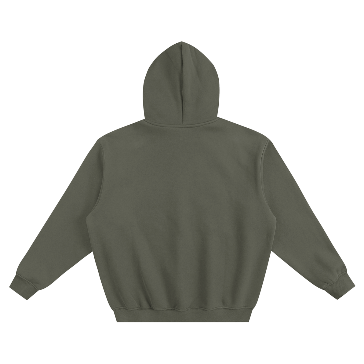 Embroidered Fleeced Boxy Hoodie