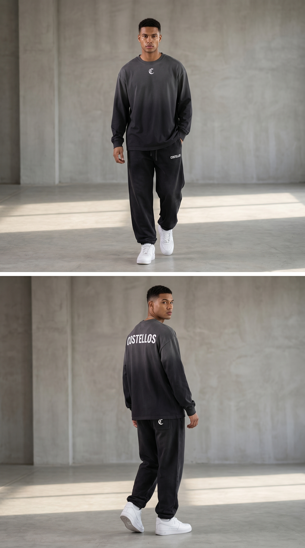 Costello's Gradient Washed Long Sleeve T-Shirt
