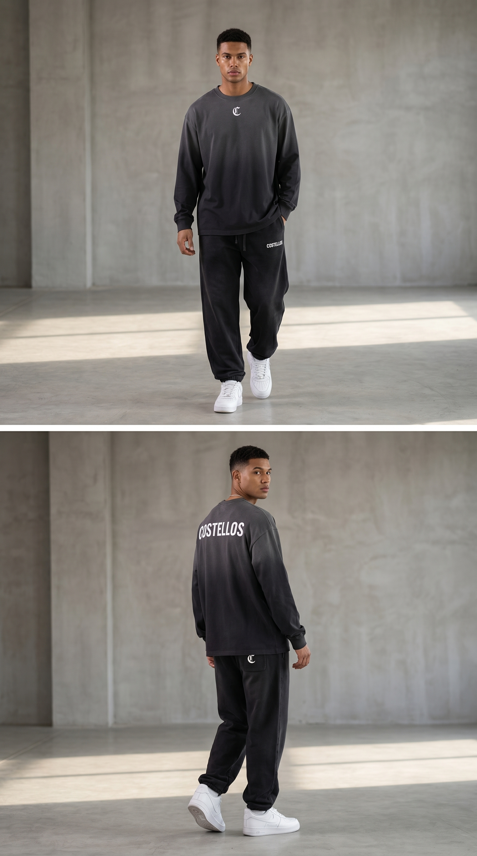 Costello's Gradient Washed Long Sleeve T-Shirt