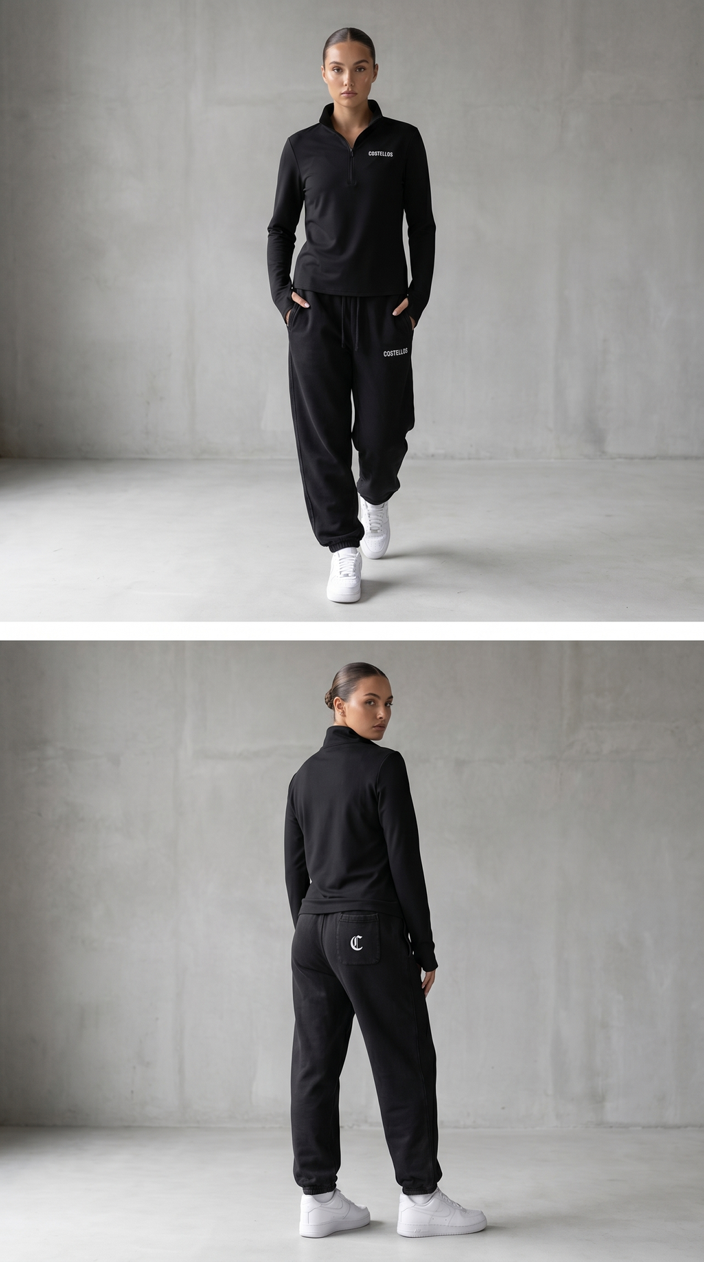 Women's Training Quarter-Zip Black