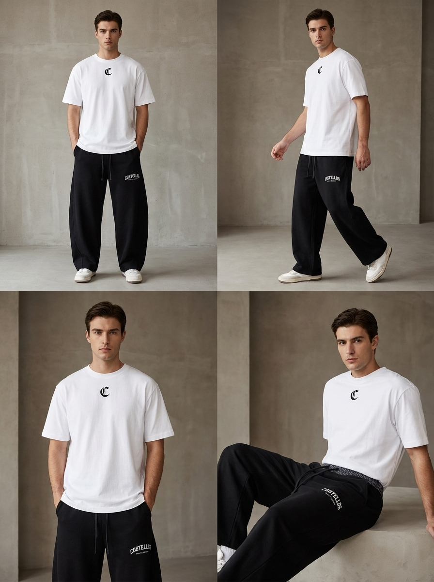 Costello's Plaid Waistband Barrel Sweatpants