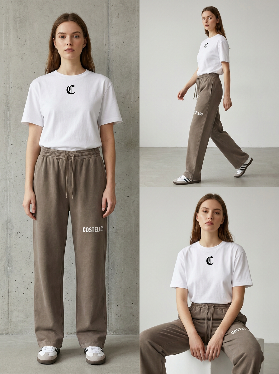 Costello's Vintage Washed Waist Pants (Refer to size guidings)