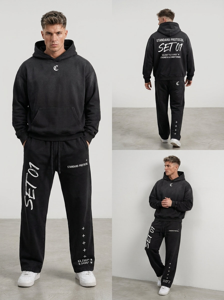 SP//S-01 Vintage Wash Loose Sweatpants