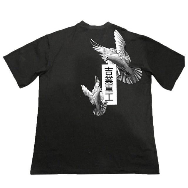 Peace Dove Harajuku Oversize T-Shirt